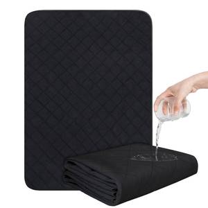 lot 14317 image: Washable Incontinence Bed Pad - Reusable Underpad for Kids, Adults, Elderly, Hospitals & Pets - Waterproof Protector for Bed, Sofa, Floor - Super Absorbent 34 x 36 - Black
