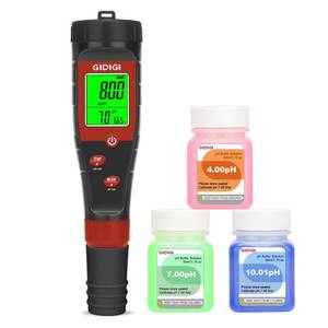 lot 14339 image: Digital pH Tester for Water, pH Meter for Hydroponic Water, TDS Tester EC PPM Test for Plant Nutrients, 4-in-1 Meter for Conductivity, pH Pen for Drinking Water, DWC, Indoor Plants