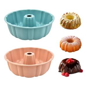 lot 16254 image: PADELE 2 Pack Silicone Cake Pan Nonstick,10 Inch, Silicone Cake Molds,Pound Cake Pan, Baking Cake Pan for Jello,Gelatin,Cake,Brownie and Bread��PinkBlue��