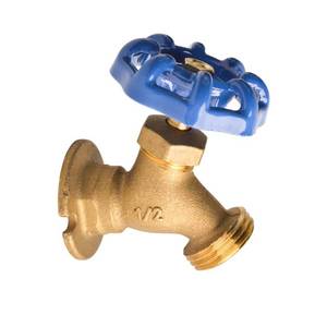 lot 16260 image: HYDRO MASTER Brass Garden Valve 12 FNPT x 34 MNH Fit Most Garden Hoses