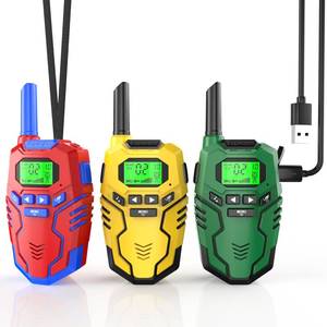 lot 18341 image: Inspireyes Walkie Talkies Toys for Kids Rechargeable, Long Range 2 Way Radio, Outdoor Camping Games Party Toys for 3 4 5 8-12 Year Old Boys Birthday Xmas Gift for Kids, 3 Pack