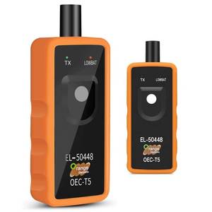 lot 18346 image: EL-50448 Orange TPMS, TPMS Relearn Tool for GM, Reset Tool Tire Sensor Tire Pressure Monitor System Activation Tool, OEC-T5 for GM Series Vehicles 2006-2025