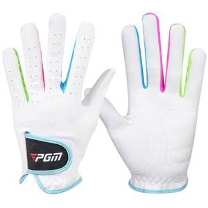 lot 18359 image: PGM Kids Golf Gloves LeftRight Hand Premium Breathable Youth Golf Gloves for Junior Toddler Boys and Girls,1 Pair Size 17