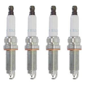 lot 18388 image: Powkos Double Iridium Spark Plugs 97506 Compatible with BMW X1 X3 X5 X6 320i 328i 535i 528i 428i M4 M3 750i Replaces SILZKBR8D8S 12120037582 12120039664 (4 Pack)