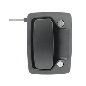 lot 18391 image: TriMark RV Door Handle 36285-02 for motorhomes and Campers fits PTL RV Doors - Exterior Handle with Hardware only - RV Outside Door Handle with Full Length deadbolt