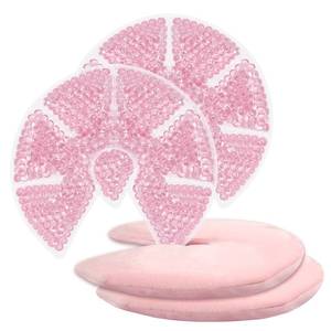 lot 18412 image: HotCold Breast Gel Ice Packs Breast CoolingHeat Pads Relief for Breastfeeding, Nursing Pain, Mastitis, Engorgement, Swelling, Plugged Ducts  Boost Milk Let-Down & Production,2 Pack (Pink)
