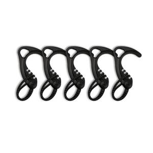 lot 18420 image: 8TIMBER Gear Hook Black 5-Pack �� Lightweight  Versatile S Hook for Backpacks and Closet Storage, S Carabiner Heavy Duty Alternative, S Carabiner Clip, S Hook for Quick and Easy Indoor or Outdoor Use