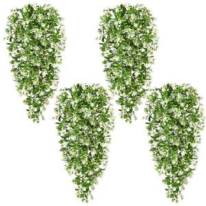 lot 19215 image: Waipfaru 4pcs Fake Hanging Plants, Artificial Hanging Flowers Faux Ivy Pothos Vines Greenery for Wall Home Bedroom Living Room Aesthetic Kitchen Office Aesthetic Kitchen Indoor Outdoor Decor