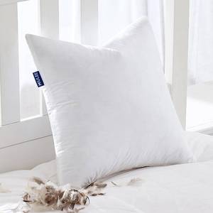 lot 19239 image: MIULEE Feather Pillow Insert 20x20, Decorative Down Throw Pillow Insert Fluffy Throw Pillow Cotton Fabric for Sofa Bed Couch