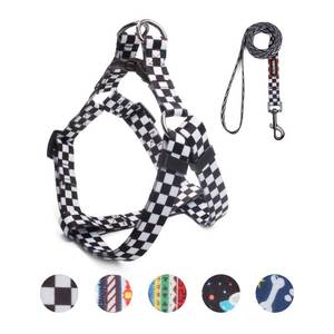 lot 20345 image: QQPETS Dog Harness Leash Set Adjustable Heavy Duty No Pull Halter Harnesses for Small Medium Large Breed Dogs Back Clip Anti-Twist Perfect for Walking (Multi Color)