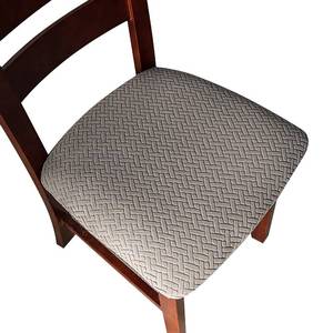 lot 20346 image: Genina Seat Covers for Dining Room Chair Seat Slipcovers Kitchen Chair Covers (Gray, 4 Pcs)
