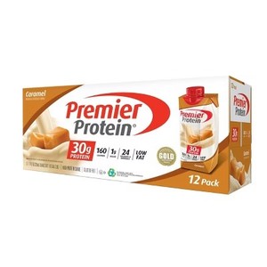 lot 253 image: Premier Protein Shake - Caramel - 12pk11oz. BB October 26 2025