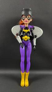 lot 129 image: DC Super Hero Batgirl 12 inch Doll with Automatic WingMask Deployment with Belt Buckle Switch