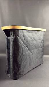 lot 146 image: Toilet Paper Storage Basket, Modern Black Toilet Paper Organizer, Holds Up to 9-12 Rolls, Free Standing