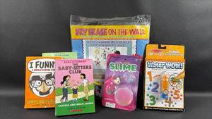 lot 161 image: Youth Books and Activities with Slime Kit