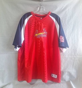 lot 95 image: Majestic St. Louis Cardinals Baseball Jersey Size 2XL