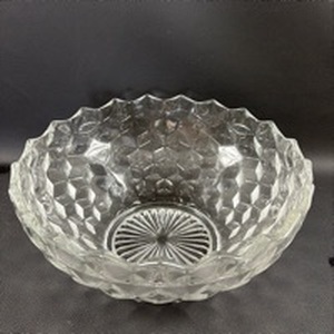 lot 18 image: Fostoria American Clear Bowl 10 Inch Diameter