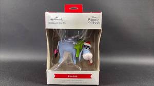 lot 26 image: Eeyore Hallmark Ornaments Christmas Tree Ornament Disney Winnie the Pooh Holiday