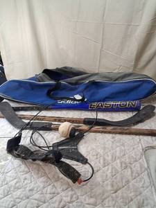 lot 68 image: Baseball Equipment Set with Adidas Duffel Bag and Easton Magnum Bat