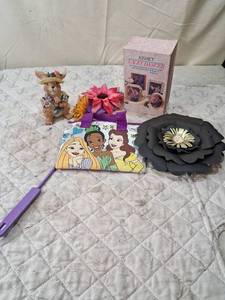 lot 77 image: Lacey Dancer Romance Novel Collection and Decorative Items Bundle