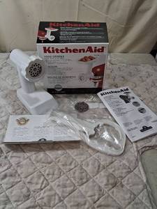 lot 87 image: KitchenAid Food Grinder Stand Mixer Attachment