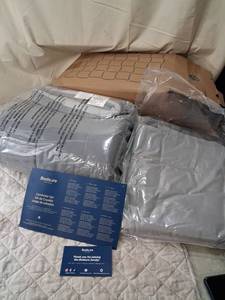 lot 125 image: Bedsure Gray Comforter Set