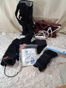 lot 126 image: Medical Walking Boot with Accessories and Cold Therapy Kit