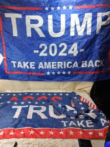 lot 134 image: Trump 2024 Take America Back Campaign Flag