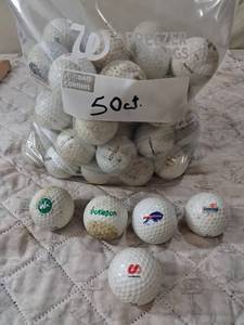 lot 138 image: Mixed Brand Used Golf Balls Collection - 50 Pieces
