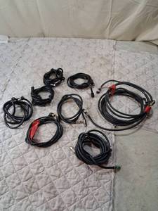 lot 145 image: Audio Video Cable Bundle RCA HDMI Coaxial Cables