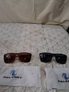lot 164 image: Paleshy Polarized Sunglasses Set - Brown and Black Frames
