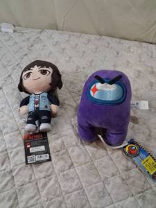 lot 171 image: Stranger Things and Among Us Plush Toys Set