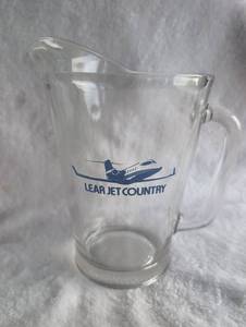 lot 1004 image: Lear Jet Country Glass Pitcher