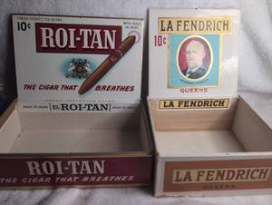 lot 1509 image: La Fendrich and Roi-Tan Cigar Boxes