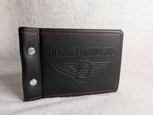 lot 1519 image: Harley-Davidson Riding Academy Roadbook with Black Leather Cover