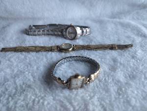 lot 2031 image: Womens Dress Watch Collection - 3 Pieces