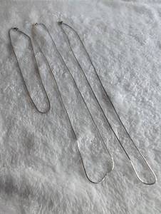 lot 2035 image: Sterling Silver Chain Necklace Collection