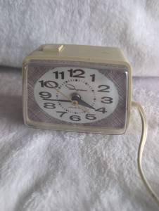 lot 3006 image: Ingraham Electric Alarm Clock with Lighted Dial