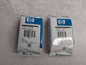 lot 3520 image: HP 96 Black and HP 97 Tri-color Ink Cartridge Set - 2 Packs
