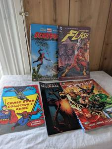 lot 4002 image: Marvel DC Comic Book Collection Trade Paperbacks - 5 ct