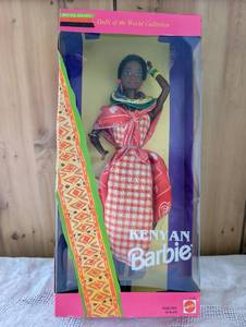 lot 4004 image: Kenyan Barbie Doll Special Edition Dolls of the World Collection