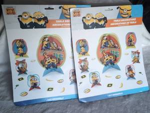 lot 5000 image: Despicable Me Minions Table Decorations Party Set - 2 ct