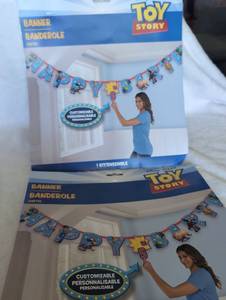 lot 5004 image: Disney Pixar Toy Story Happy Birthday Banner Kit