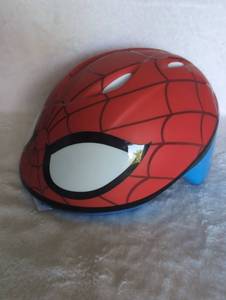 lot 5006 image: Spider-Man Kids Bicycle Helmet