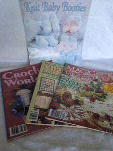 lot 5035 image: Collection of Knit and Crochet Pattern Magazines