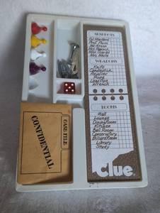 lot 5061 image: Clue Board Game Detective Mystery Set