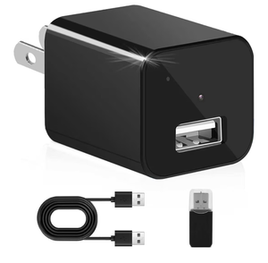 USB Charger Camera, 1080P HD Smart Security Cameras Indoor Pet Nanny Cam with Motion Detection, Loop Recording Mini Video Recorder for Home, No Audio - Retail: $35