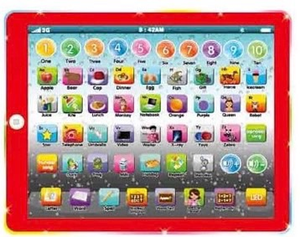 lot 156 image: Kids Tablet Learning Pad Toddler Tablet with ABC Word Song Music Number Electronic Interactive Toy for Educational Preschool Boys & Girls 1 2 3 4 5 - Retail $19