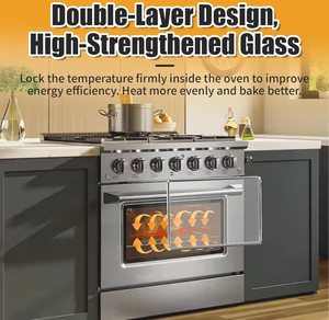 lot 328 image: Range Oven Inner Door Glass Compatible with GE RangeElectric OvenWall Oven, Double-Layer Glass, Replacement Part Number WB56T10152, WB55T10191, WB56X26391, 3379163 - Retail $82