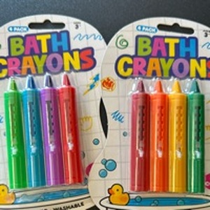 lot 361 image: Batik Crayons Set - 8 Washable Colored Crayons - Retail $8